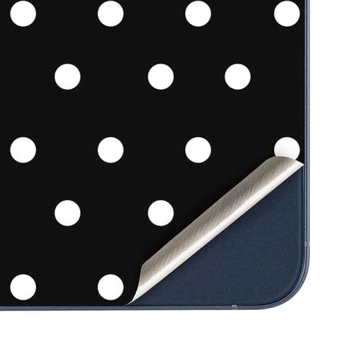 Black and White Polka Dots Galaxy A35 5G Skin